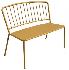 Modern Metal Simple Style Weather Resistant Garden Bench