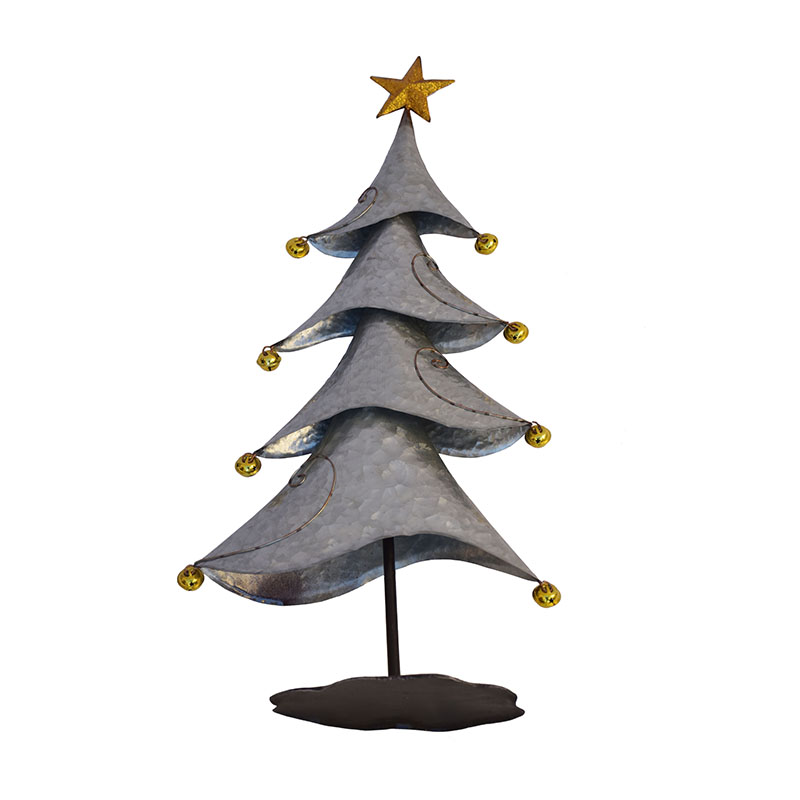 China New Product Flower Wall Art - Metal Christmas Tree Decoration with Jingle Bells for Table Top Décor Christmas Ornaments – DECOR