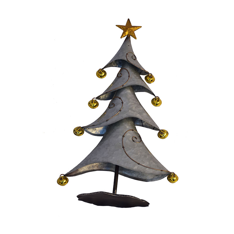 China New Product Flower Wall Art - Metal Christmas Tree Decoration with Jingle Bells for Table Top Décor Christmas Ornaments – DECOR