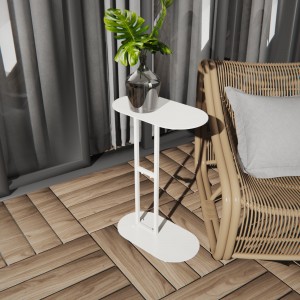 Decor Zone Modern End Table Sofa Side Table For Living-room Bedroom and Home Office