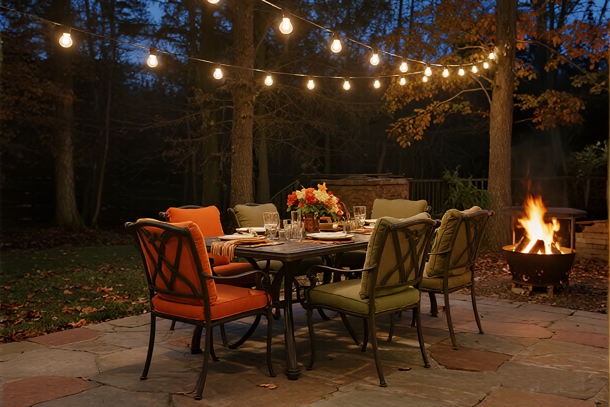 4. hosting a small gathering in the Autumn