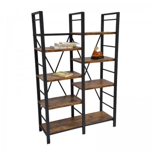 Vintage Computer Desk with Carbonized MDF Desktop for Home Office Study Room Furniture