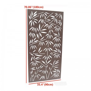 Metal Laser Cut Wall Art Panel Decorative Room Divider Screen for Architectural and Home Interiors