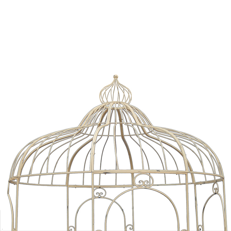 China OEM Outdoor Metal Wall Art - Rustic Brown Metal Outdoor Gazebo with Crown Top for Outdoor Living or Wedding Decor – DECOR