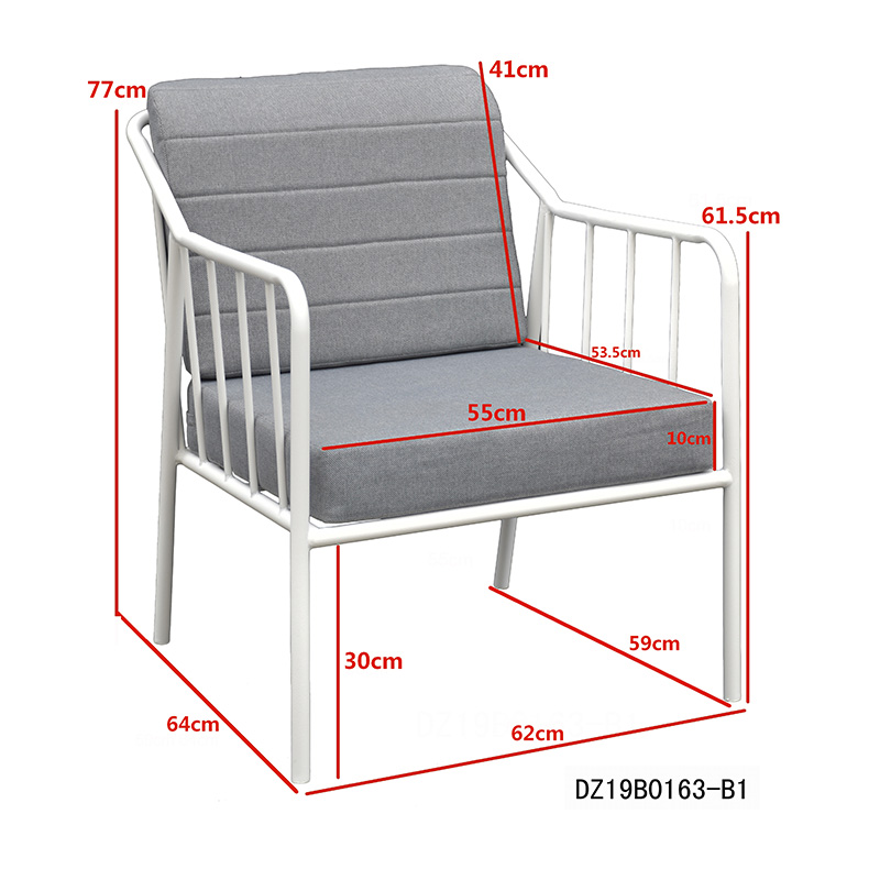 Window Plant Holder Modern 4-Seater Lounge Sofa Set with Cushions for Outdoor or Indoor Living – DECOR detail pictures