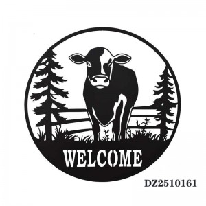 Metal Animal Shape Wall Decoration