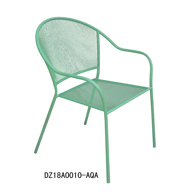 Wholesale Price Outdoor Plant Stand - Mesh Outdoor Tub Chair Stackable Dining Chair for Garden Patio and Beach  – DECOR