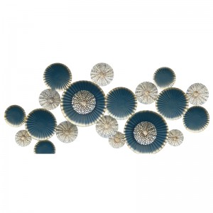 Metal Wall Art Decor Retro Wall Sculpture Hanging for Bedroom Home Wall Decor Ideal Gift